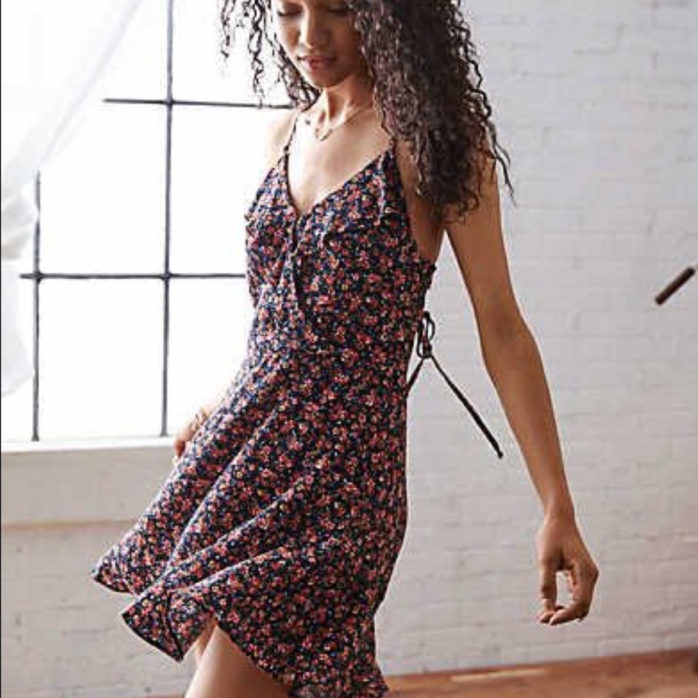 AE Floral Wrap Dress